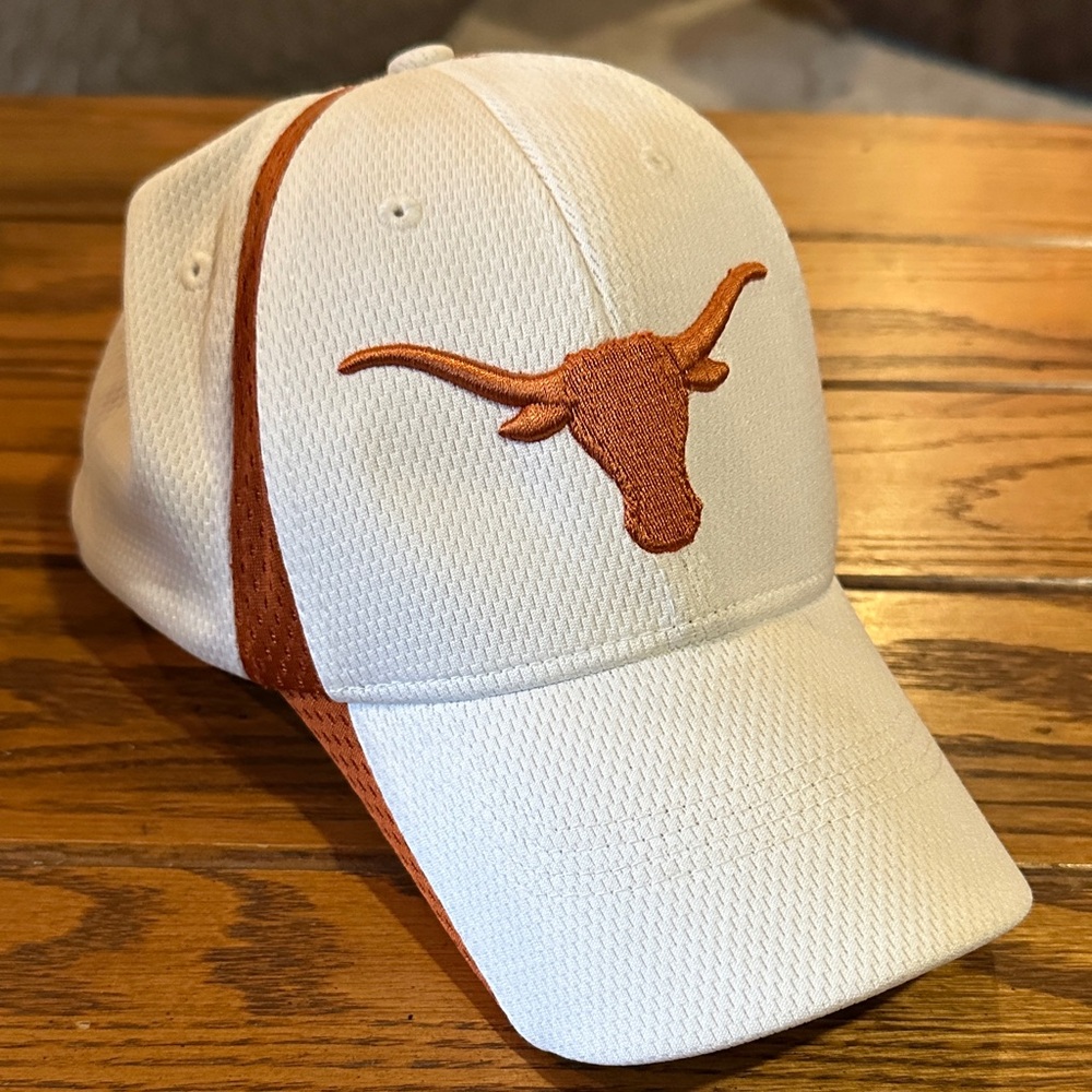 White and Orange Texas Longhorn Cap size small